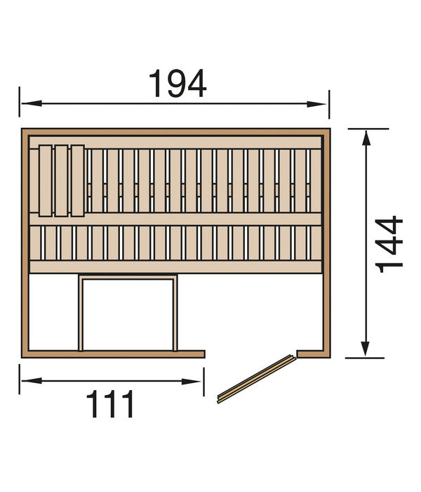  Weka Sauna Halmstad Mit Glastür