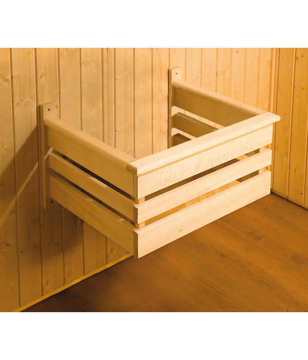  Weka Ecksauna Varberg Mit Holztür, Ca. B194/H199/T194 Cm