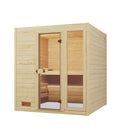  Weka Sauna Valida Plus Mit Glastür Und Fenster Inkl. Ofen, Ca. B189/H204/T172 Cm