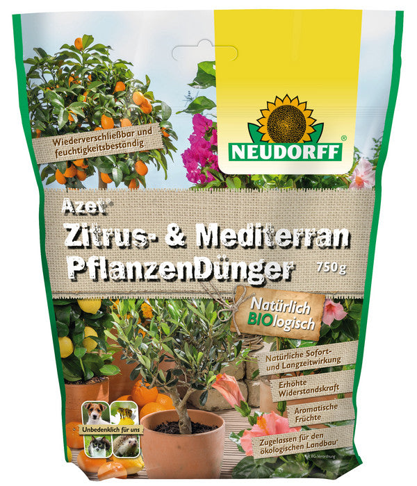  Neudorff Azet® Zitrus- Und Mediterraner Pflanzendünger, 750 G
