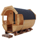  Wolff Finnhaus Saunafass Premium Finja 2 Montiert Thermoholz, Ca. B226/H252/T292 Cm