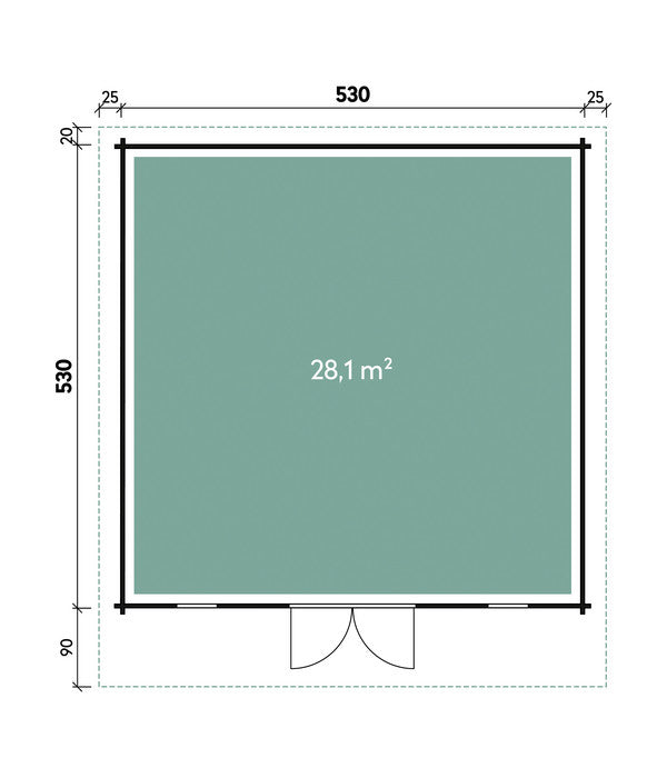  Wolff Finnhaus Gartenhaus Hammerfest 70-G