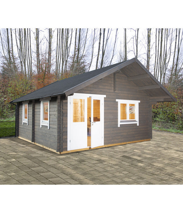  Wolff Finnhaus Gartenhaus Lappland 70-B XL, Inkl. Schlafboden, Ca. B580/H351/T670 Cm