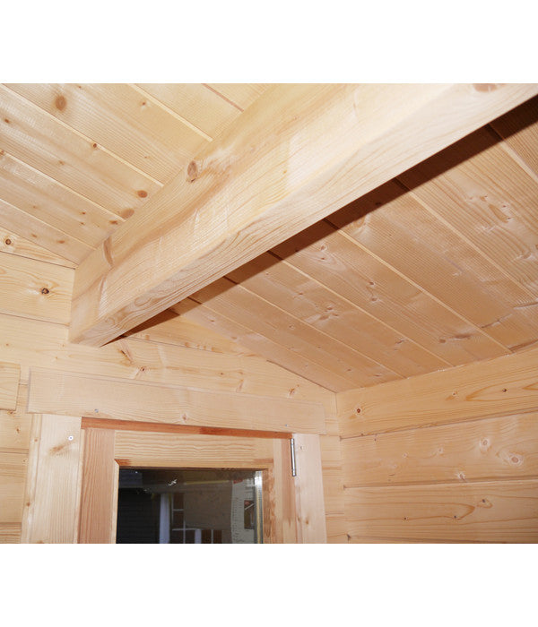  Wolff Finnhaus Gartenhaus Trondheim 70-D, Inkl. Lounge 300 Links, Ca. B770/H256/T450 Cm