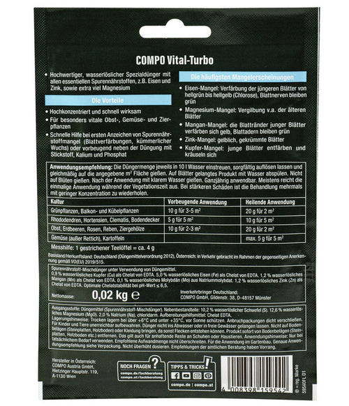  COMPO Vital-Turbo, 20 G