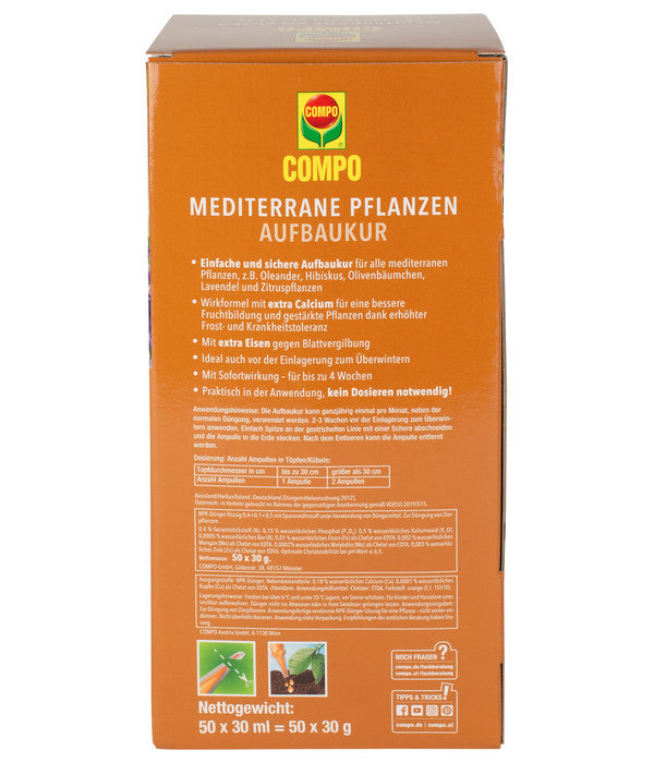 COMPO Mediterrane Pflanzen Aufbaukur, 30 Ml