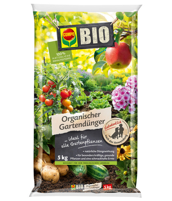  COMPO BIO Organischer Gartendünger, 5 Kg