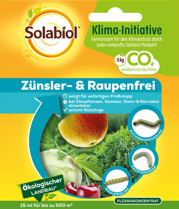  Solabiol® Zünsler- & Raupenfrei Flüssigkonzentrat, 15 Ml