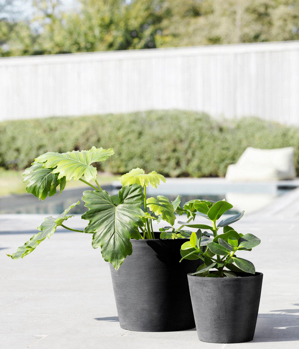  Ecopots Kunststoff-Topf Amsterdam Mit Wassersystem, Rund