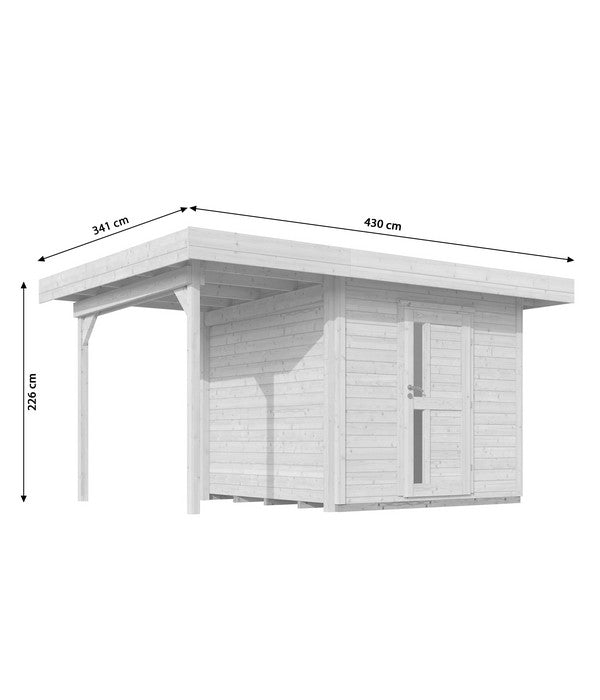  Weka Designhaus 172 A Gr. 1, Ca. B430/H226/T314 Cm