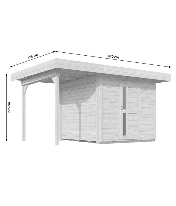  Weka Designhaus 172 A Gr.2, Ca. B430/H226/T375 Cm