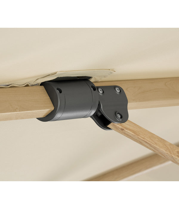 Schneider Ampelschirm Rhodos Twist Woody, Quadratisch, Ca. B300/T300 Cm
