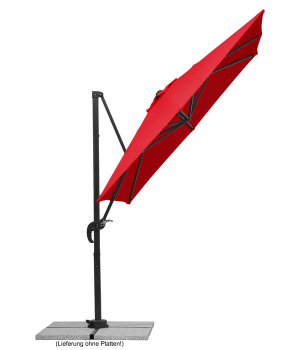  Schneider Ampelschirm Rhodos Junior, Quadratisch, Ca. B230/T230 Cm