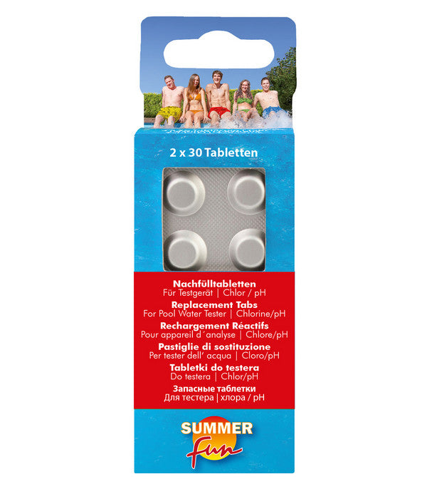  Summer Fun Nachfülltabletten Wassertestgerät, 60 Stk.