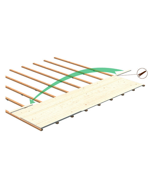 Palmako Fußboden Für Gartenhaus Lara, Ca. 8,4 M²