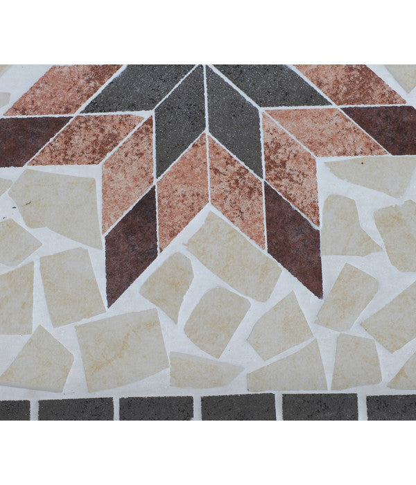  Siena Garden Mosaikserviertisch Stella, Ca. B68/H60/T41 Cm