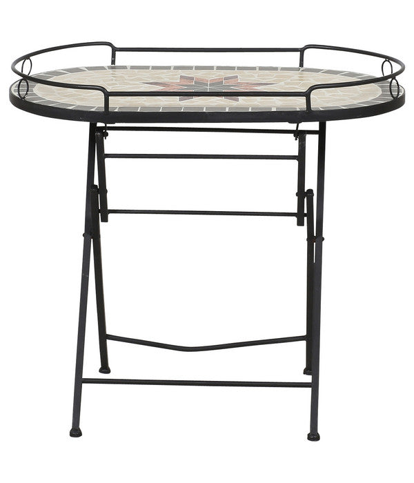  Siena Garden Mosaikserviertisch Stella, Ca. B68/H60/T41 Cm