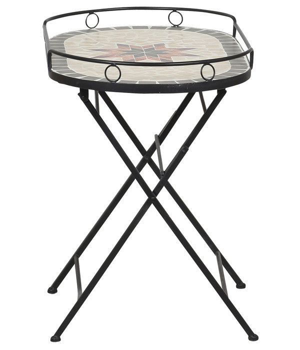  Siena Garden Mosaikserviertisch Stella, Ca. B68/H60/T41 Cm
