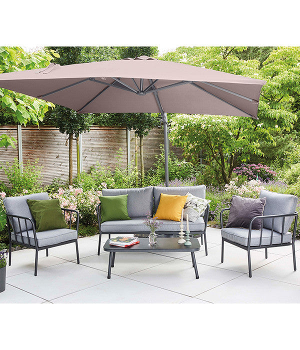  Siena Garden Ampelschirm California N+, Quadratisch, Ca. B250/T250 Cm