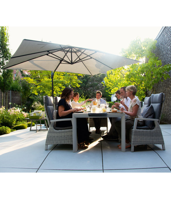  Siena Garden Ampelschirm Cirrus, Rechteckig, Ca. B400/T300 Cm