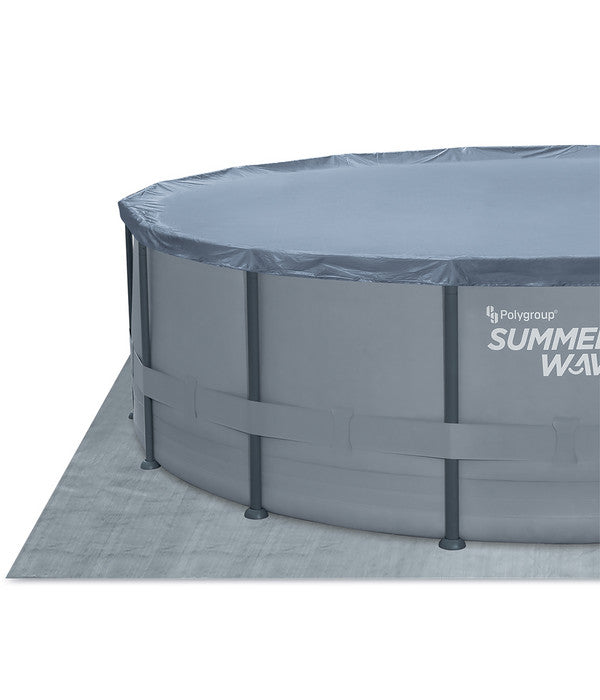  Summer Waves Frame Pool, Anthrazit, Rund