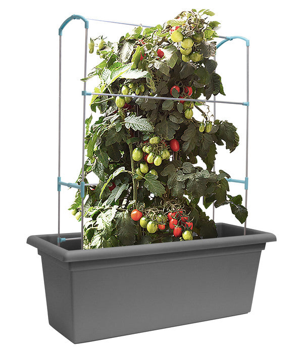  Magnus Kunststoff-Blumenkasten, Rechteckig. Ca. B98/H37/T38 Cm