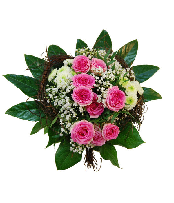  Blumenstrauß Rebenkranz, Ca. Ø32 Cm
