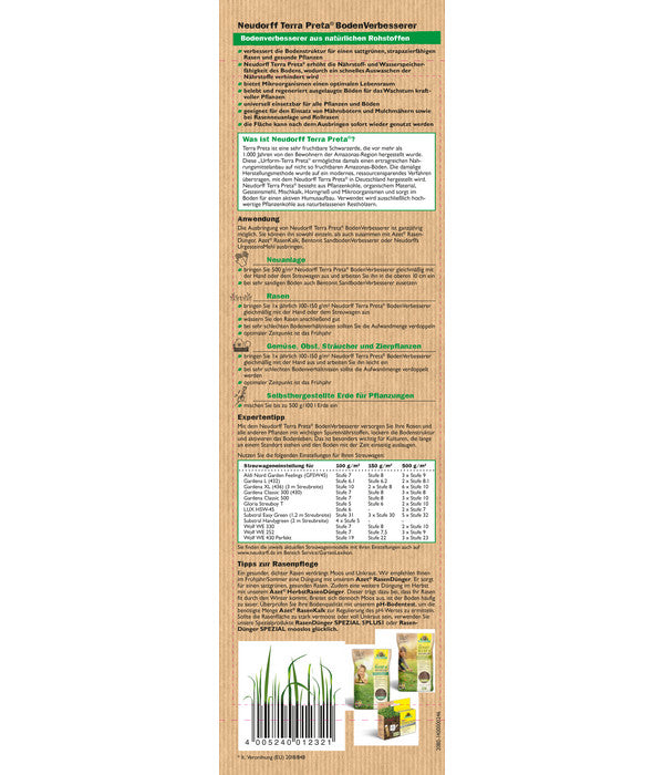  Neudorff Terra Preta® Boden Verbesserer, 10 Kg