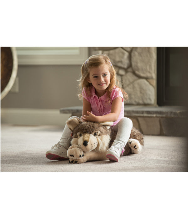  WILD REPUBLIC® Stofftier Wolf, Liegend