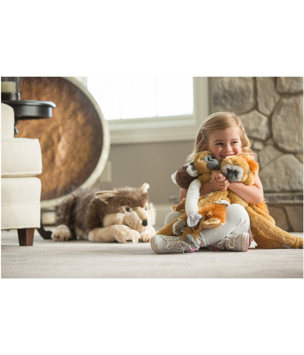  WILD REPUBLIC® Stofftier Wolf, Liegend